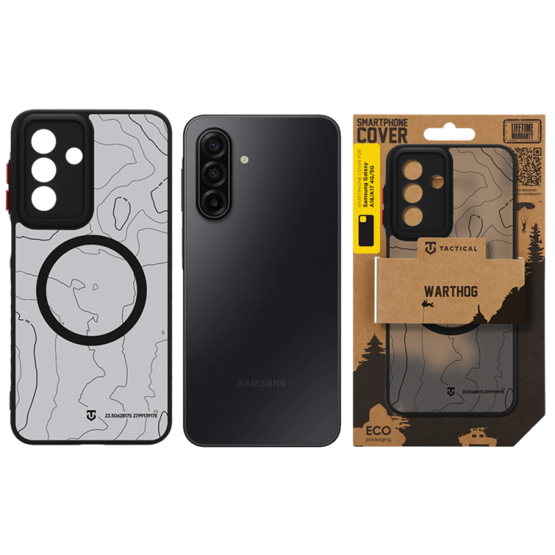 Tactical MagForce Warthog – puzdro pre Samsung Galaxy A18 / A17 Asphalt