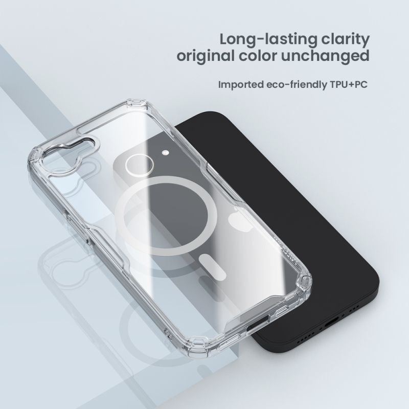 Nillkin Nature TPU PRO Magnetic Kryt pre Apple iPhone 16e Transparent