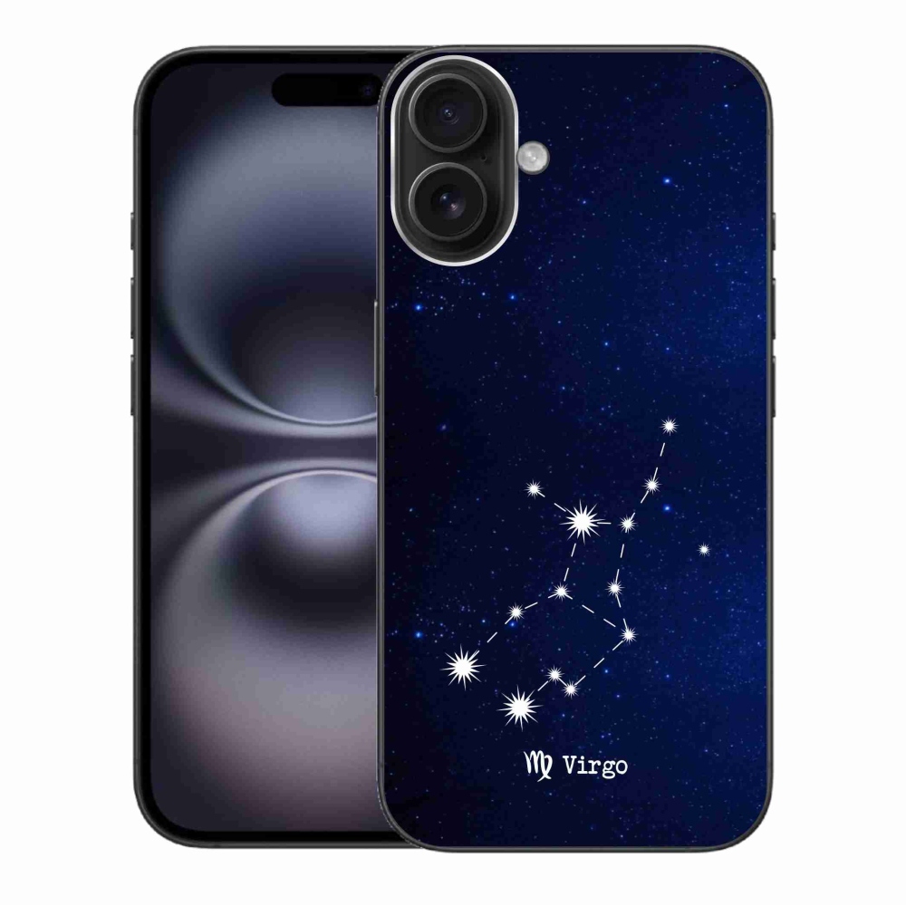 Gélový kryt mmCase na iPhone 16 Plus - súhvezdie Panny