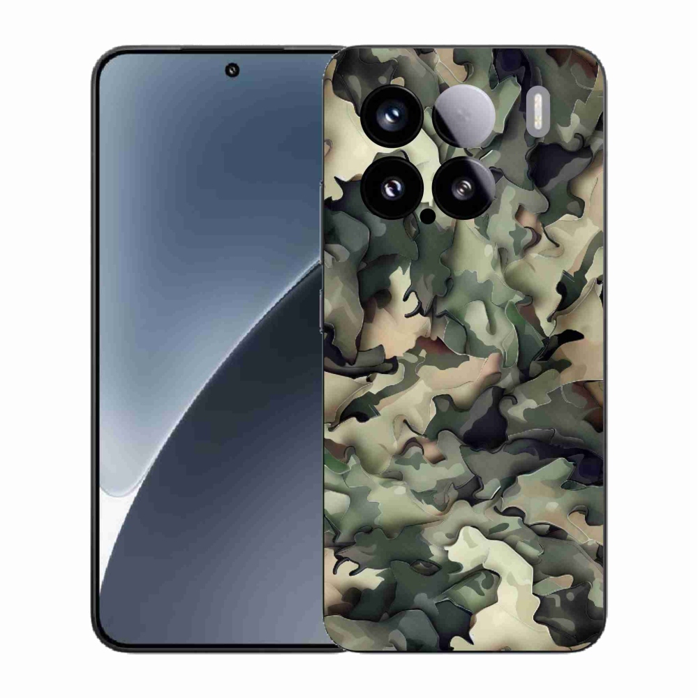 Gélový kryt mmCase na Xiaomi 15 - maskáčový vzor 9