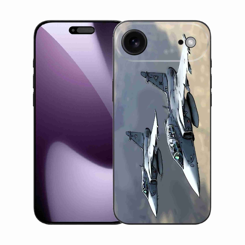 Gélový kryt mmCase na iPhone 17 Air - stíhačky