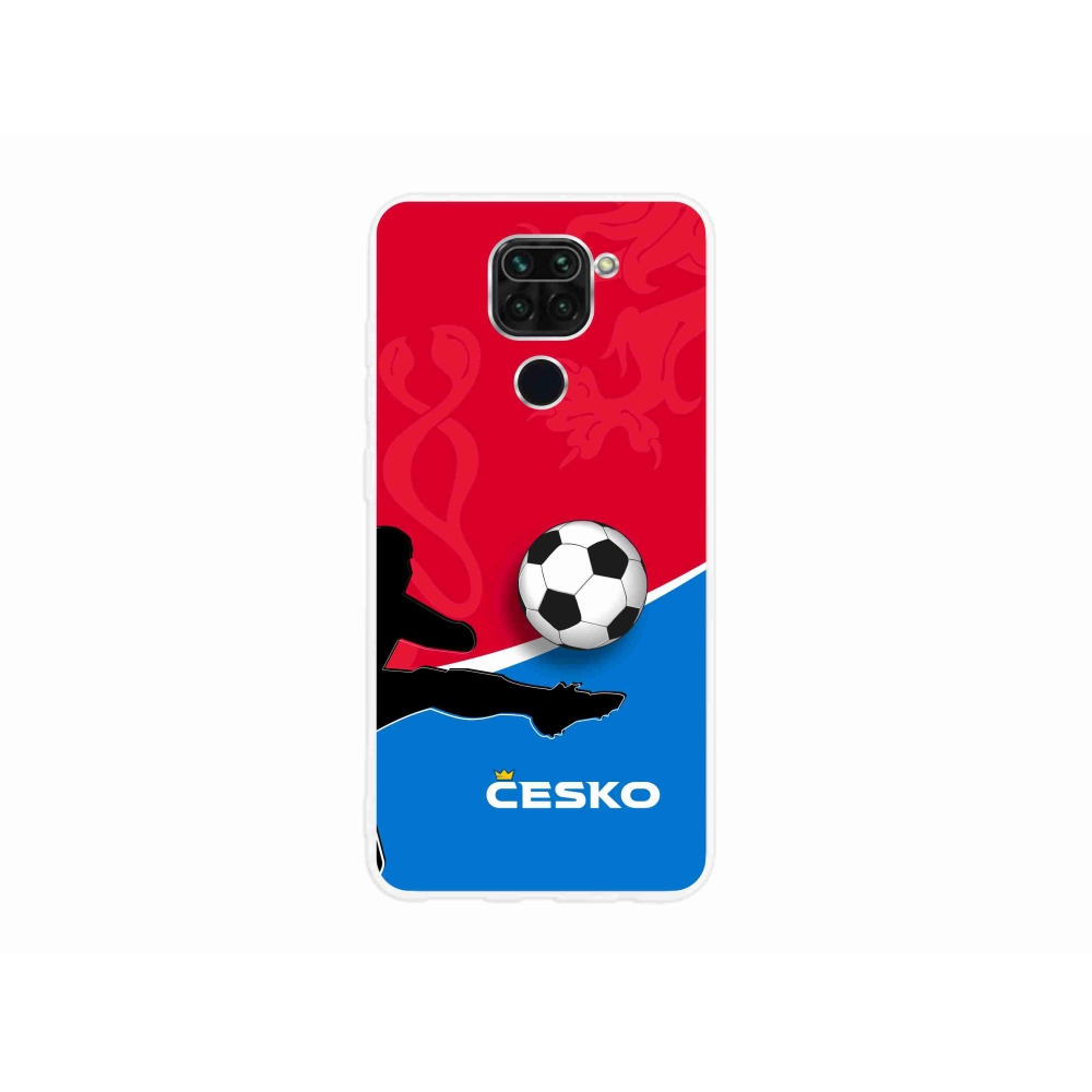 Gélový kryt mmCase na Xiaomi Redmi Note 9 - futbal Česko 2