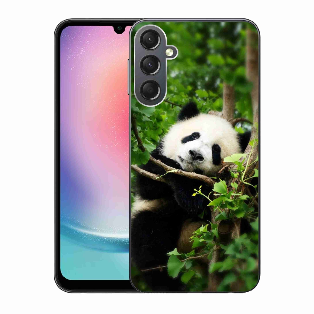 Gélový kryt mmCase na Samsung Galaxy A24 - panda