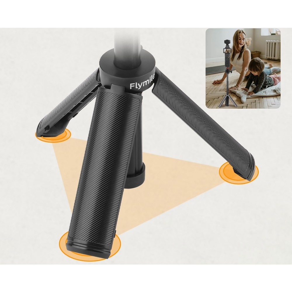 FLYMILE selfie tyč so statívom pre DJI Osmo Pocket 3, Insta360 X4, GO 3 a GO 3S