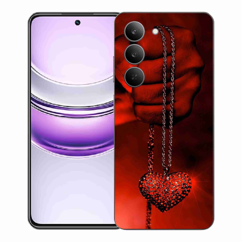 Gélový kryt mmCase na Realme 14x 5G - náhrdelník