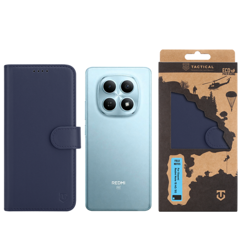 Taktické poznámky do poľa pre Xiaomi Redmi Note 15 4G/5G Blue