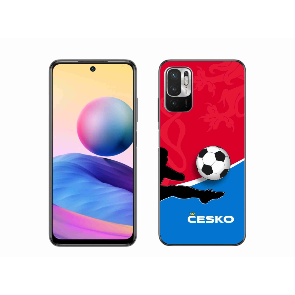 Gélový kryt mmCase na Xiaomi Redmi Note 10 5G - futbal Česko 2