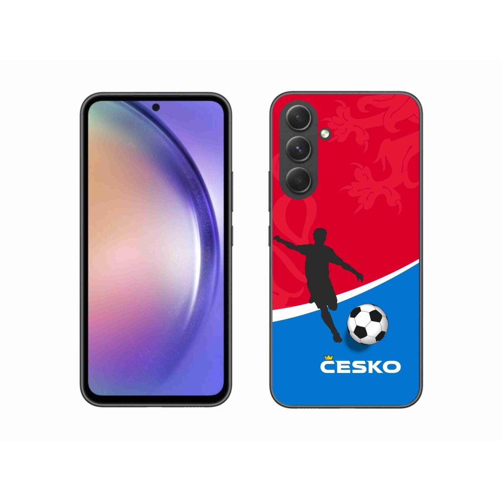 Gélový kryt mmCase na Samsung Galaxy A54 5G - futbal Česko