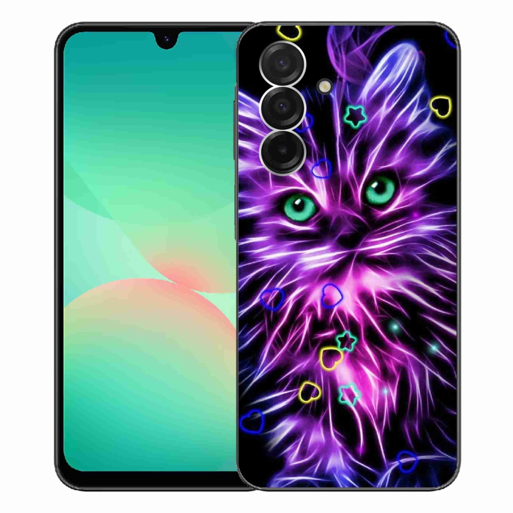 Gélový kryt mmCase na Samsung Galaxy A26 5G - abstraktná mačka