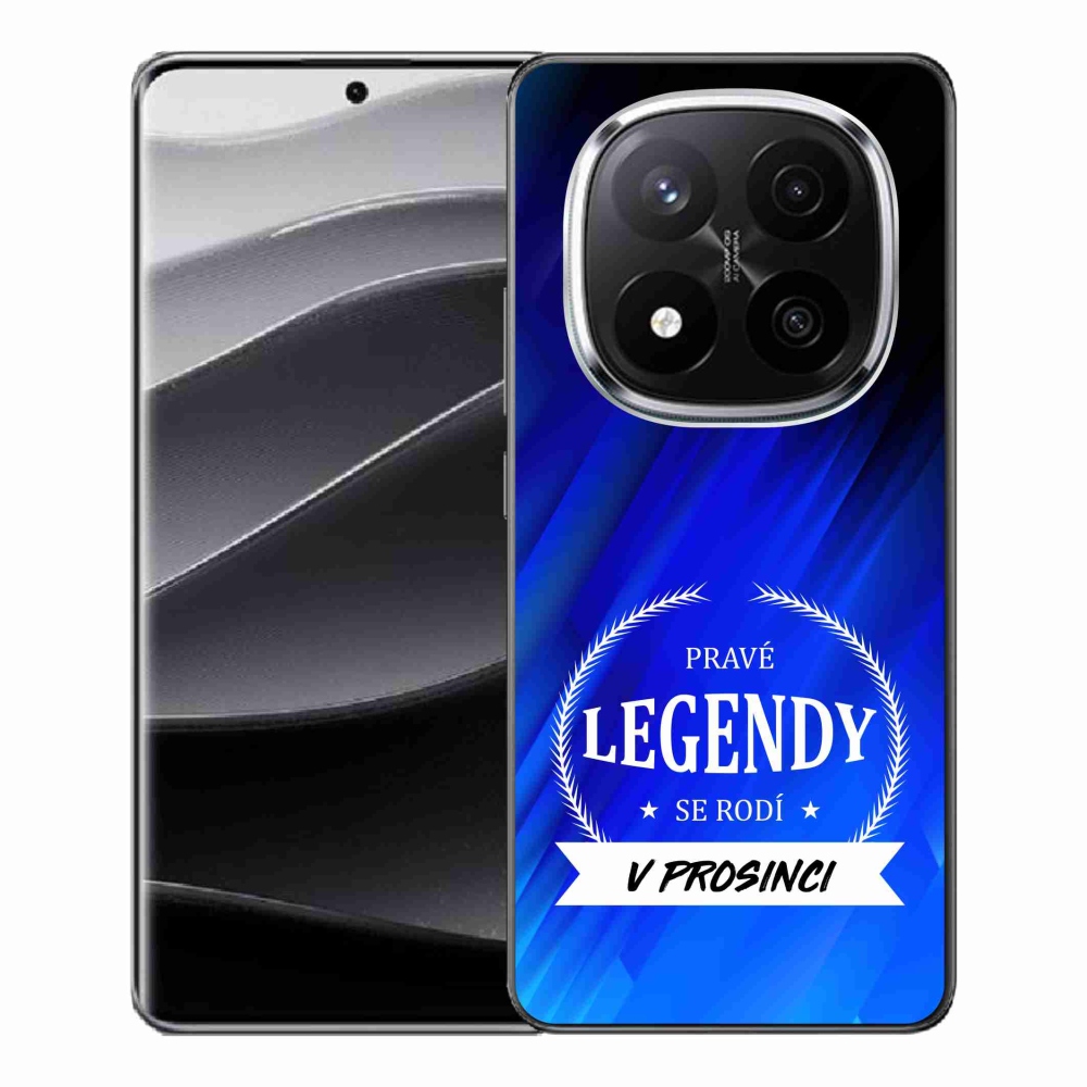 Gélový kryt mmCase na Xiaomi Redmi Note 14 Pro+ 5G - legendy v decembri modré pozadie