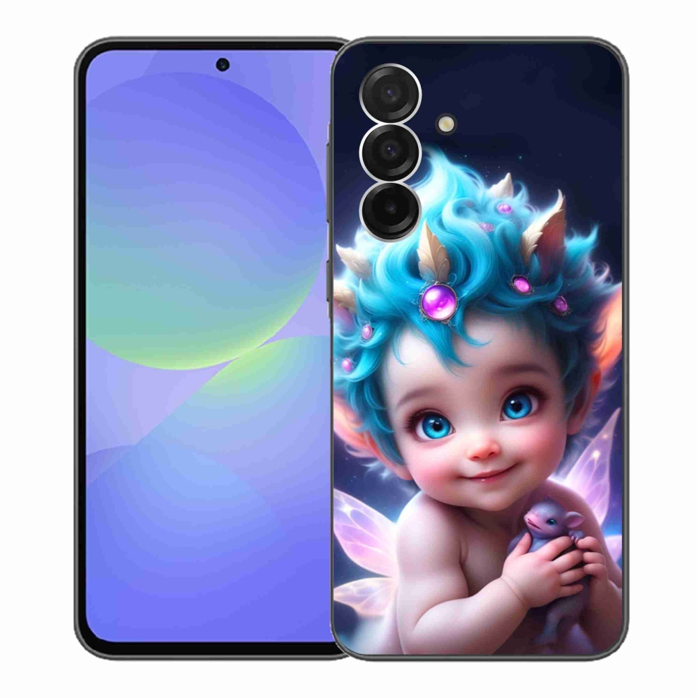 Gélový kryt mmCase na Samsung Galaxy A36 5G - dieťa s motýlími krídlami