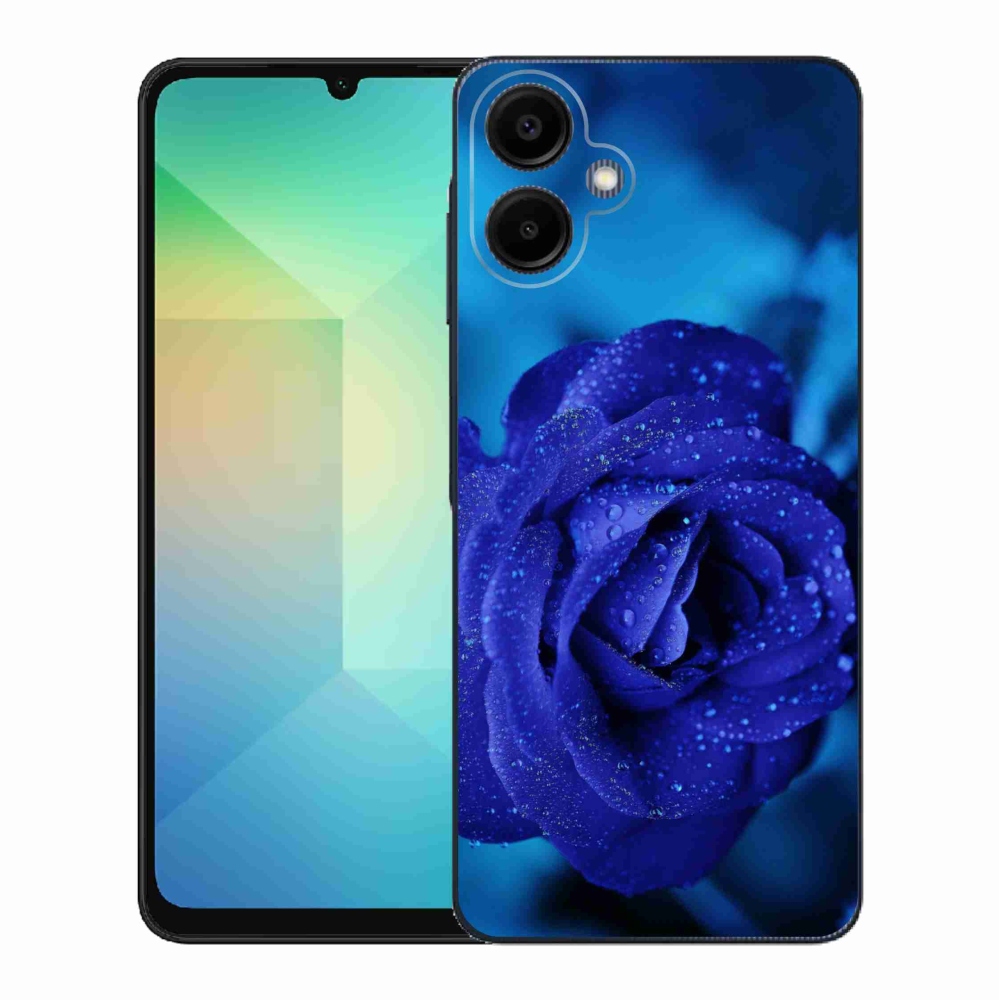 Gélový kryt mmCase na Samsung Galaxy A06 4G - modrá ruža