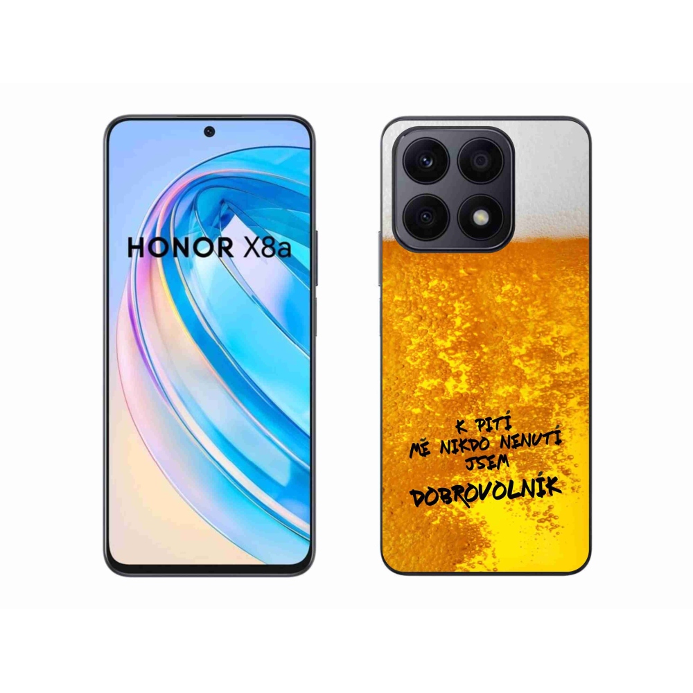 Gélový kryt mmCase na Honor X8a - pivný motív 4