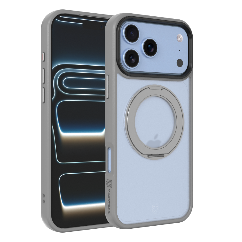 Tactical MagForce Hyperstand – puzdro pre Apple iPhone 17 Pro/18 Pro, svetlošedé