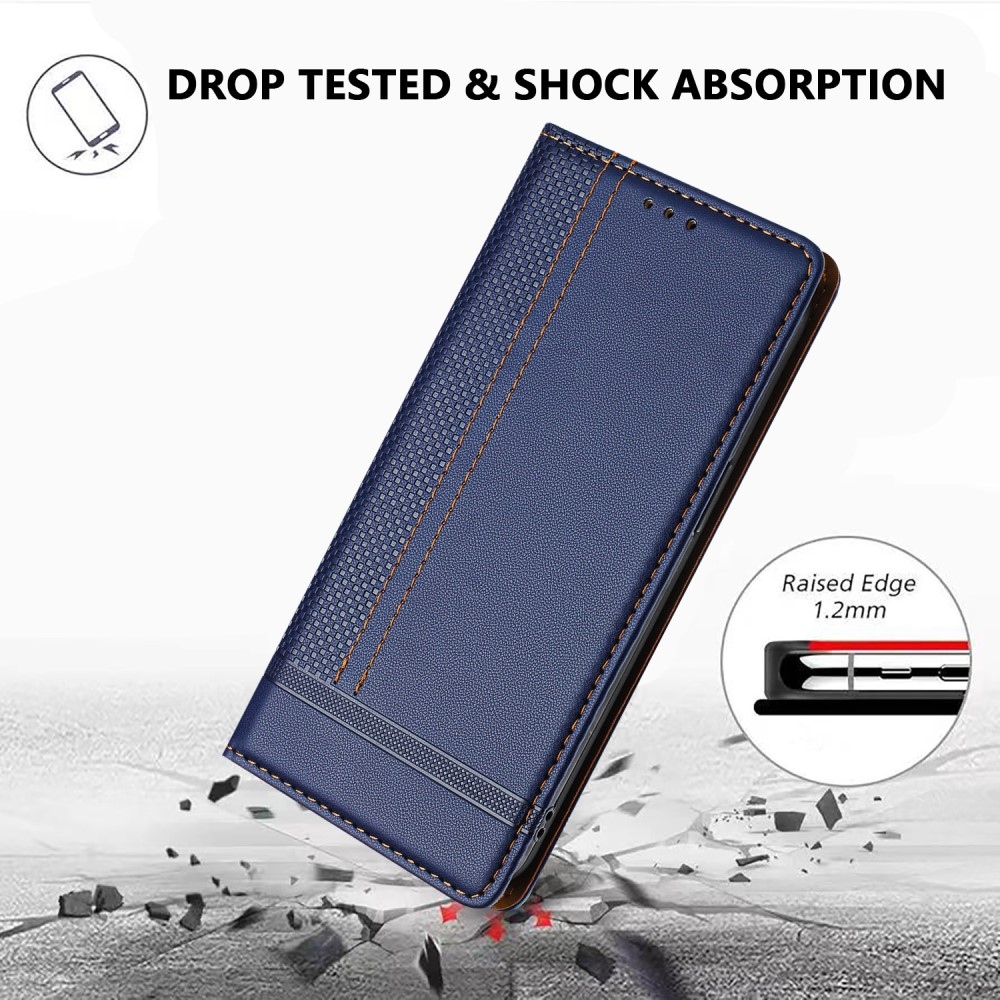 L-Shaped knižkové puzdro na Honor 400 Lite - modré