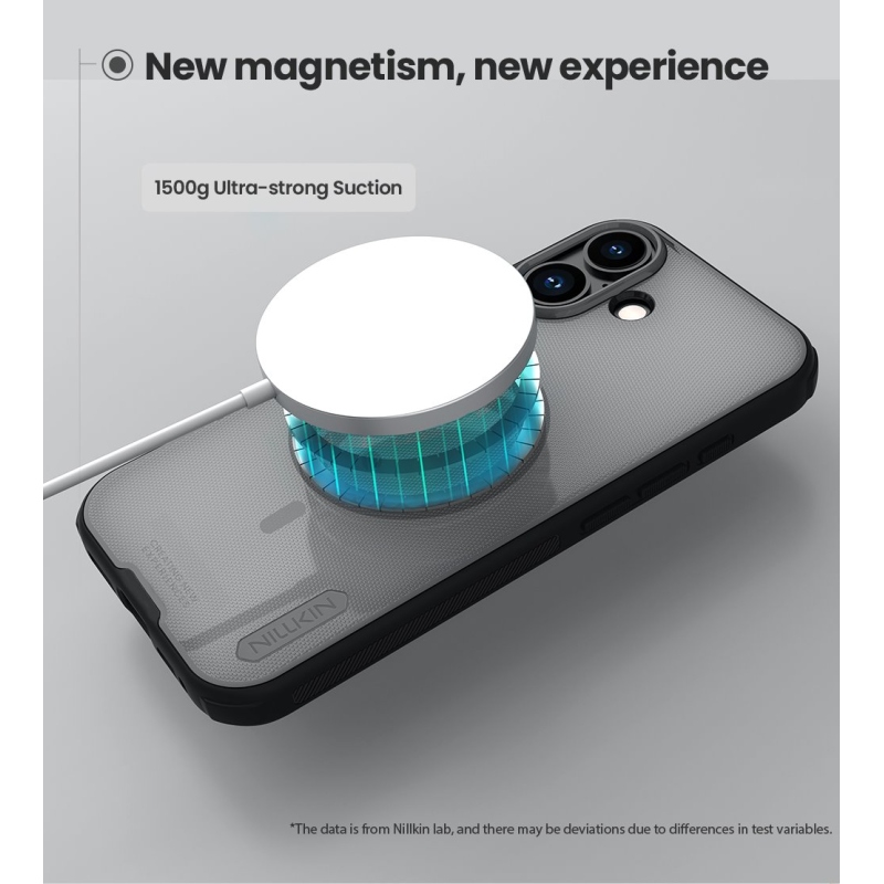 Nillkin Super Frosted PRO Magnetický zadný kryt pre Apple iPhone 17 Transparent Black
