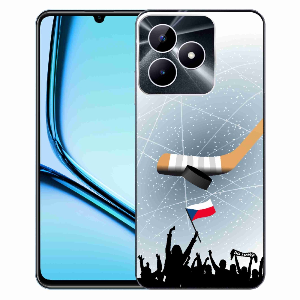 Gélový kryt mmCase na Realme Note 50 - fanúšikovia hokeja