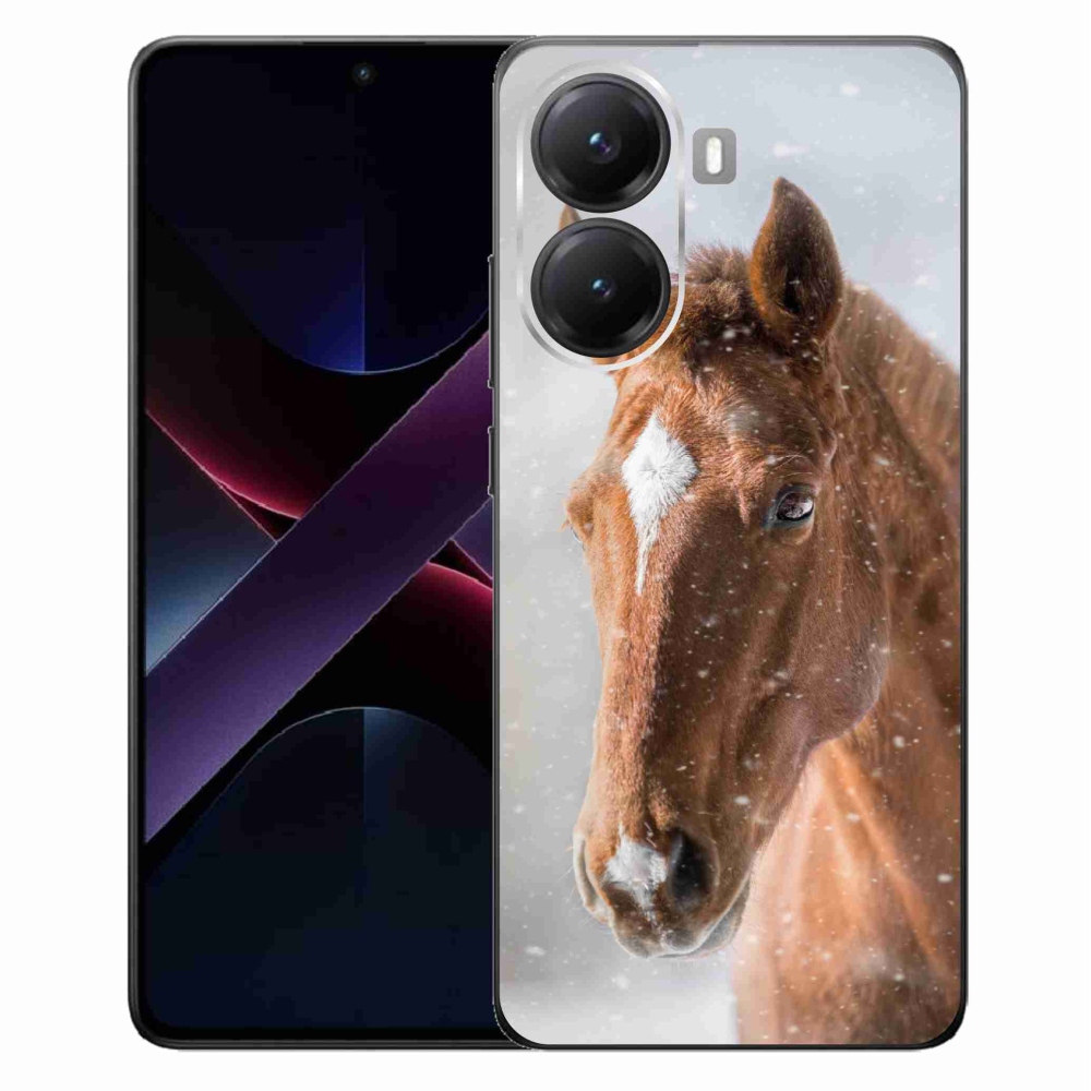 Gélový kryt mmCase na Xiaomi Poco X7 Pro 5G - hnedý kôň 2