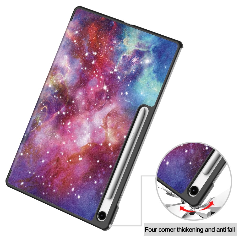 Patte chytré zatváracie púzdro na Samsung Galaxy Tab S10 FE+ - vesmír