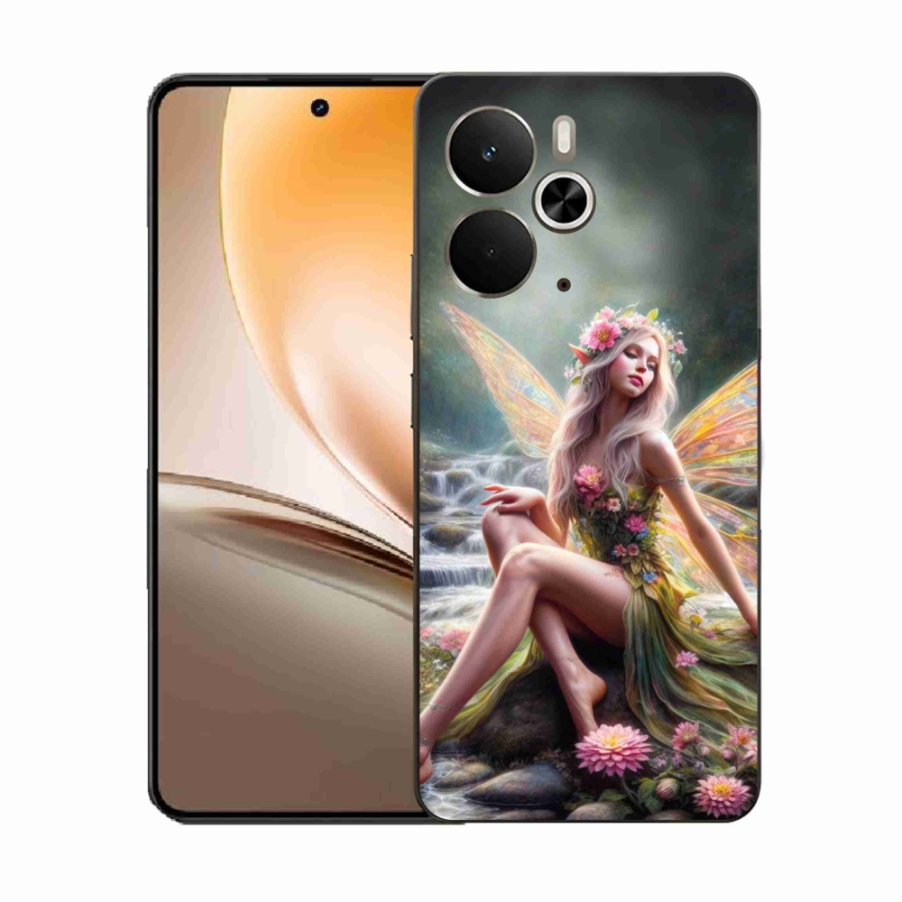 Gélový kryt mmCase na Realme 14 5G - motýlia žena 1