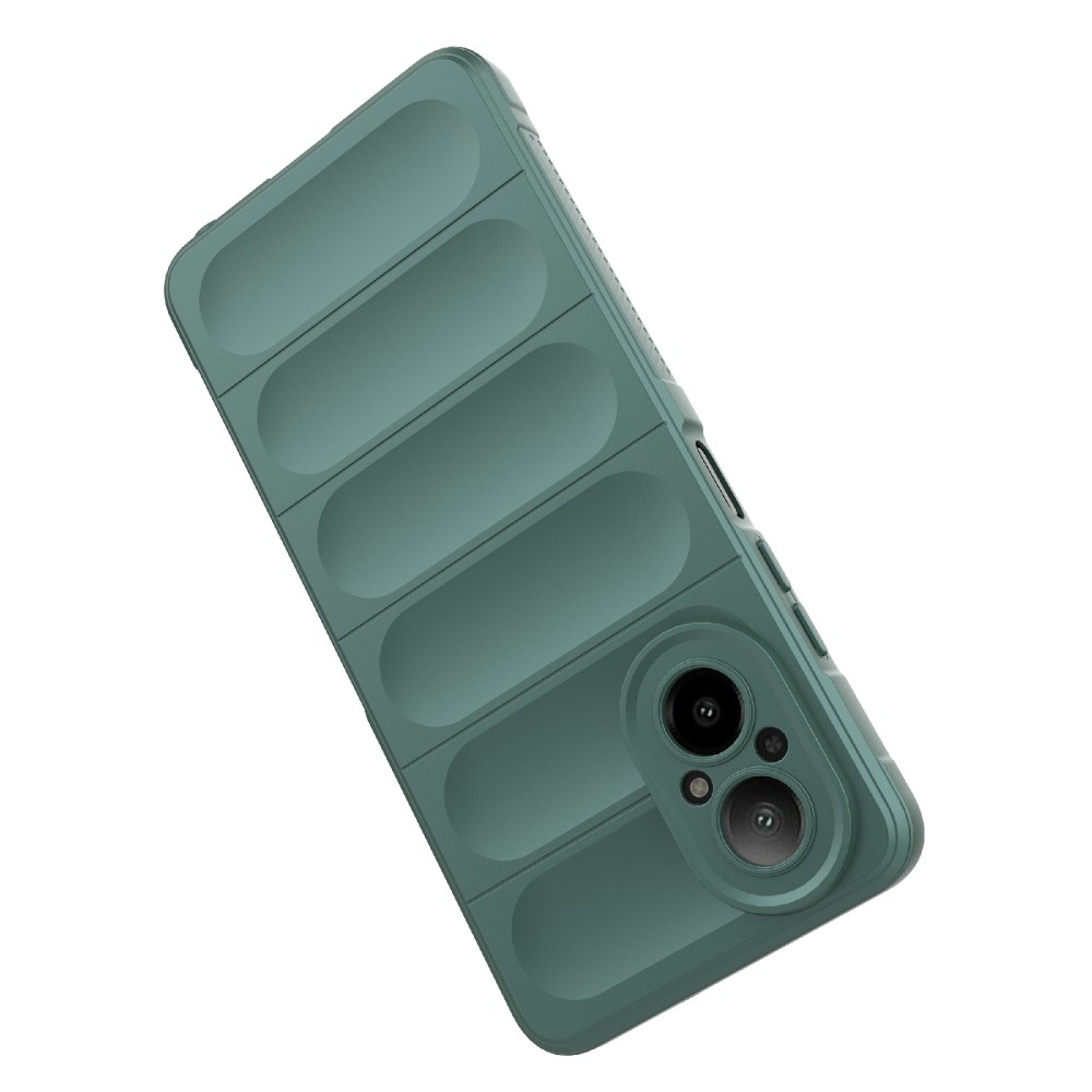 Rugg odolný gelový kryt na mobil Realme C67 - zelený