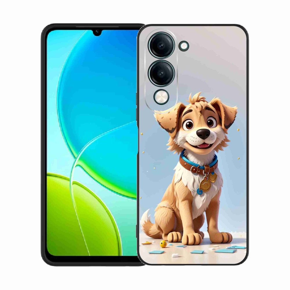 Gélový kryt mmCase na Vivo Y29s 5G - kreslené šteňa