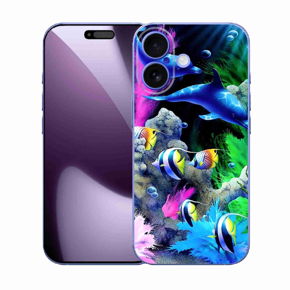 Gélový kryt mmCase na iPhone 17 - morský svet