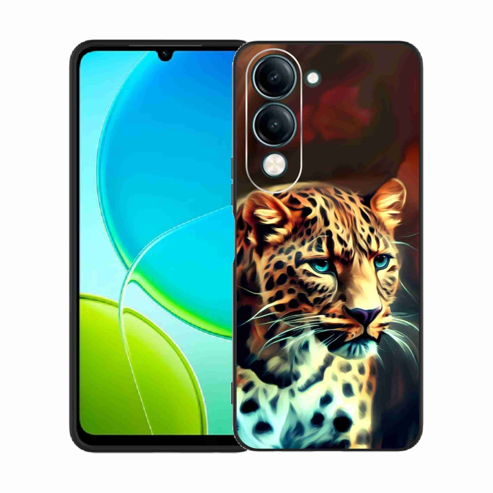 Gélový kryt mmCase na Vivo Y29s 5G - leopard