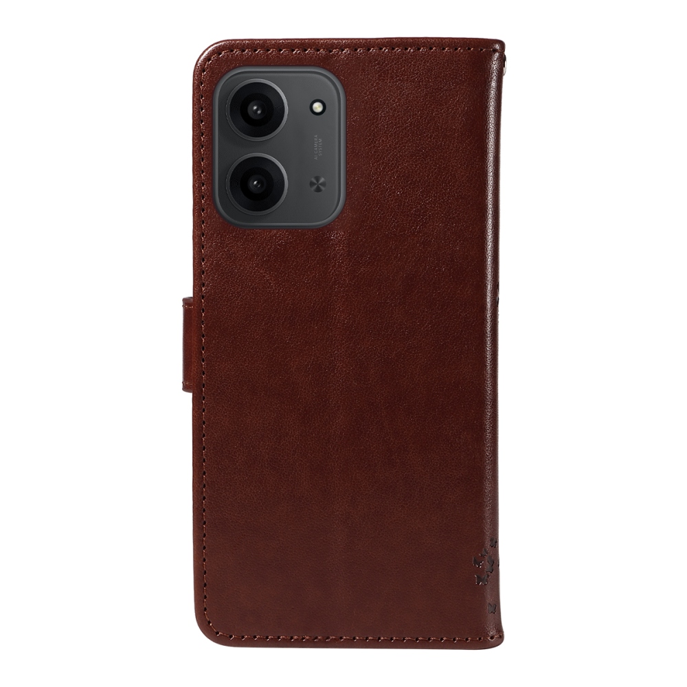 Trees knižkové púzdro na Xiaomi Redmi 15C 4G/5G (173mm) - hnedé