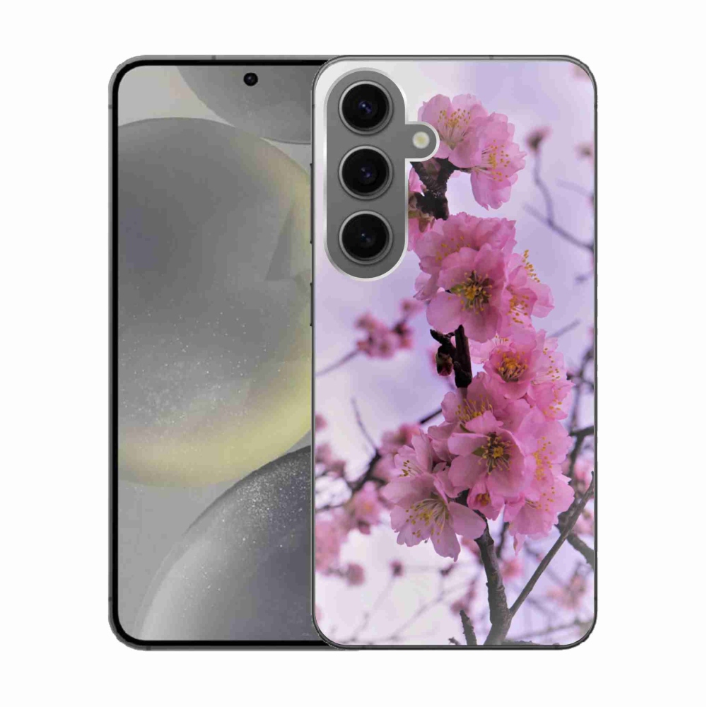 Gélový kryt mmCase na Samsung Galaxy S24 - kvety 7