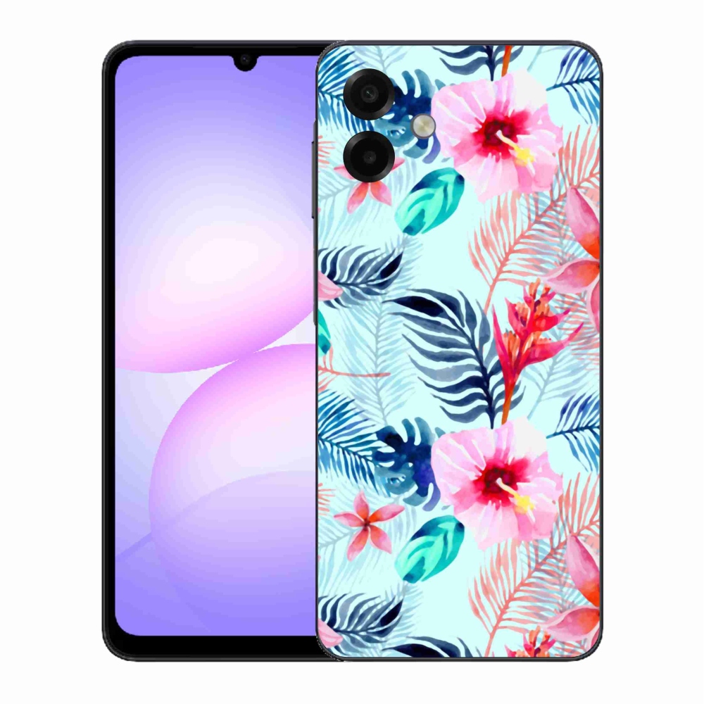 Gélový kryt mmCase na Samsung Galaxy A07 4G - kvety