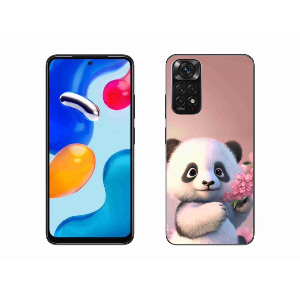 Gélový kryt mmCase na Xiaomi Redmi Note 11S 4G - roztomilá panda