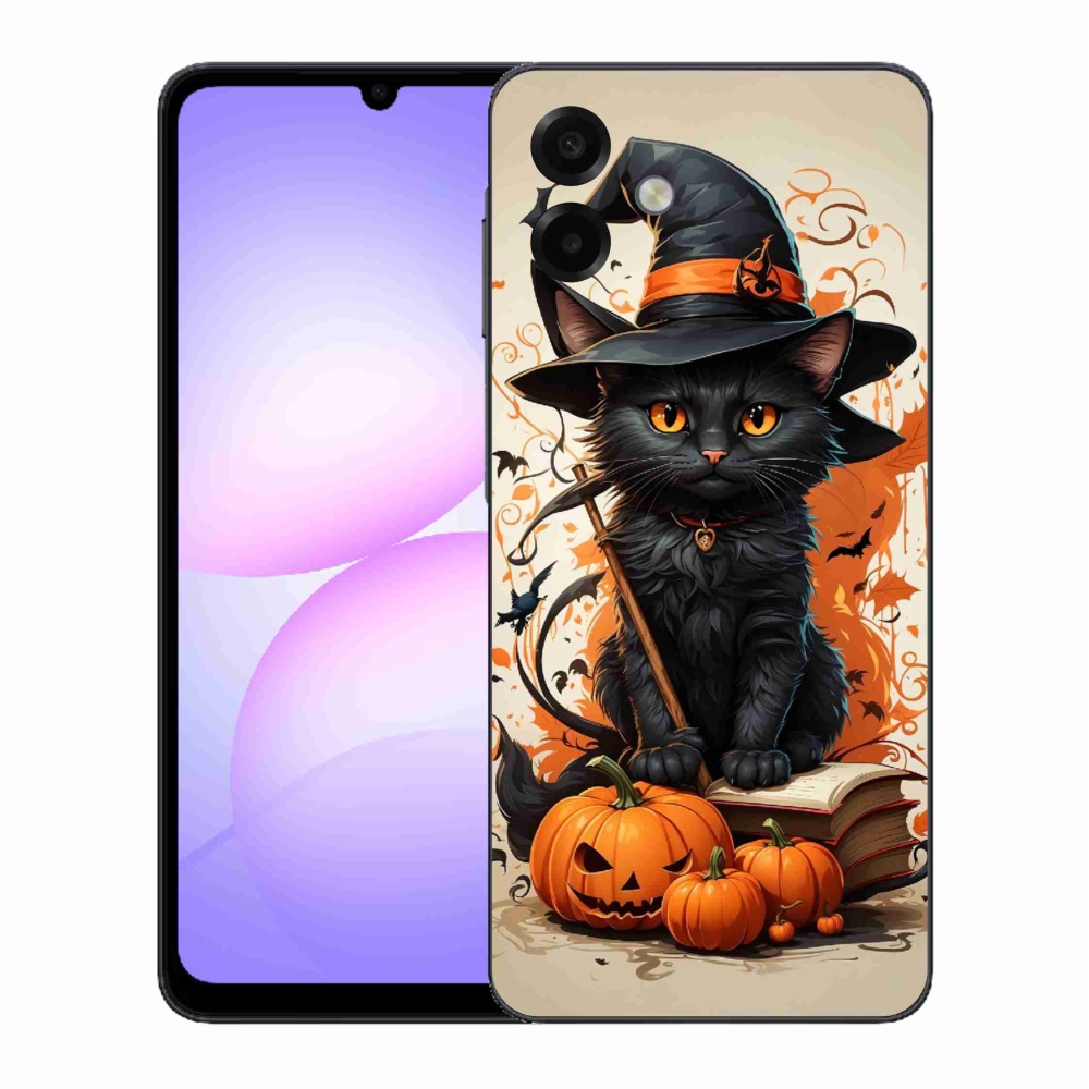 Gélový kryt mmCase na Samsung Galaxy A07 4G - kocúr čarodejník
