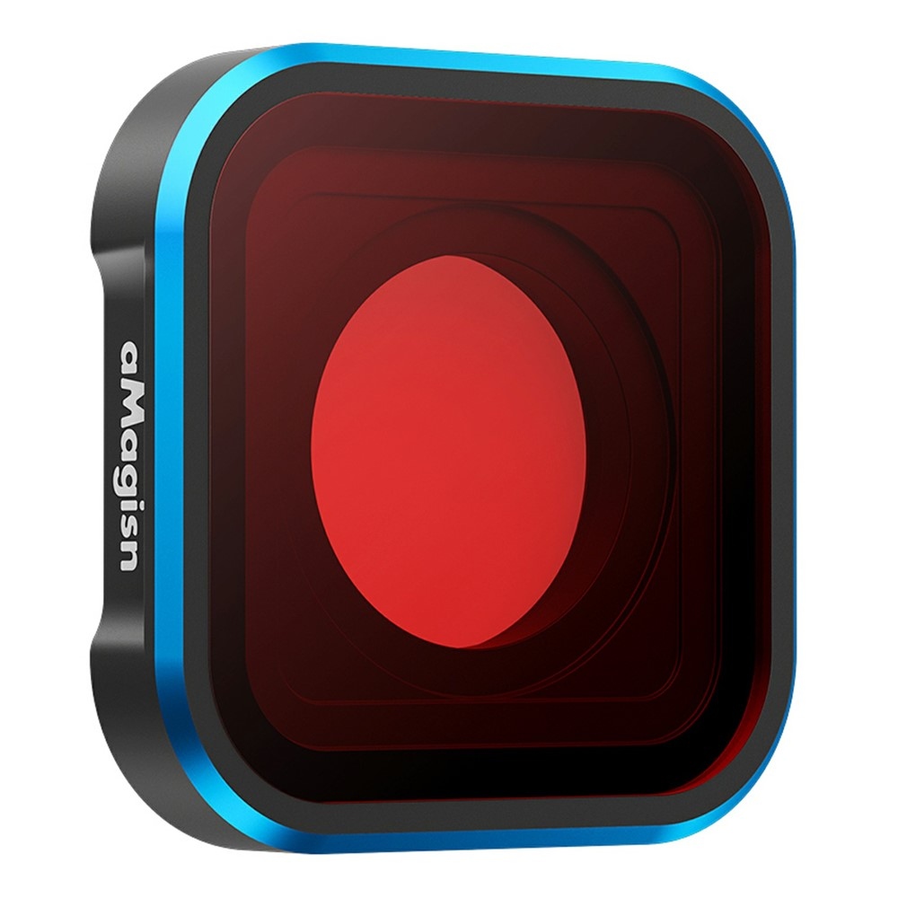 AMAGISN potápačský filter pre GoPro Hero 13/12/11/11 Mini/10/9 - červený