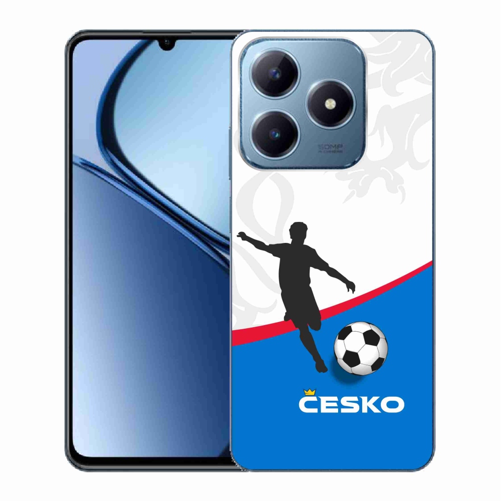 Gélový kryt mmCase na Realme C63 - futbal Česko 1