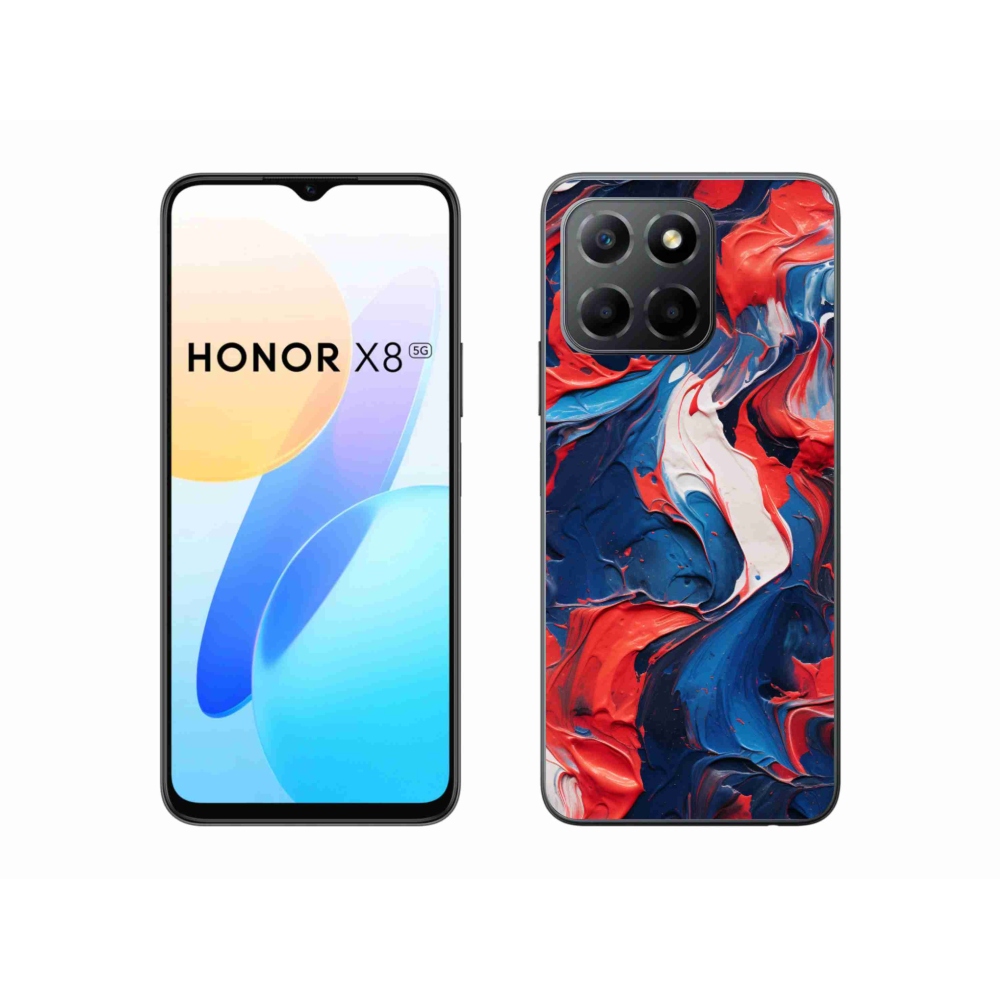 Gélový kryt mmCase na Honor X8 5G - abstraktný motív 7