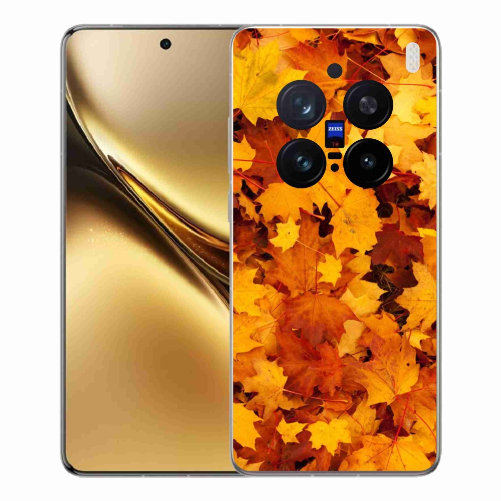 Gélový kryt mmCase na Vivo X200 Pro 5G - javorové listy