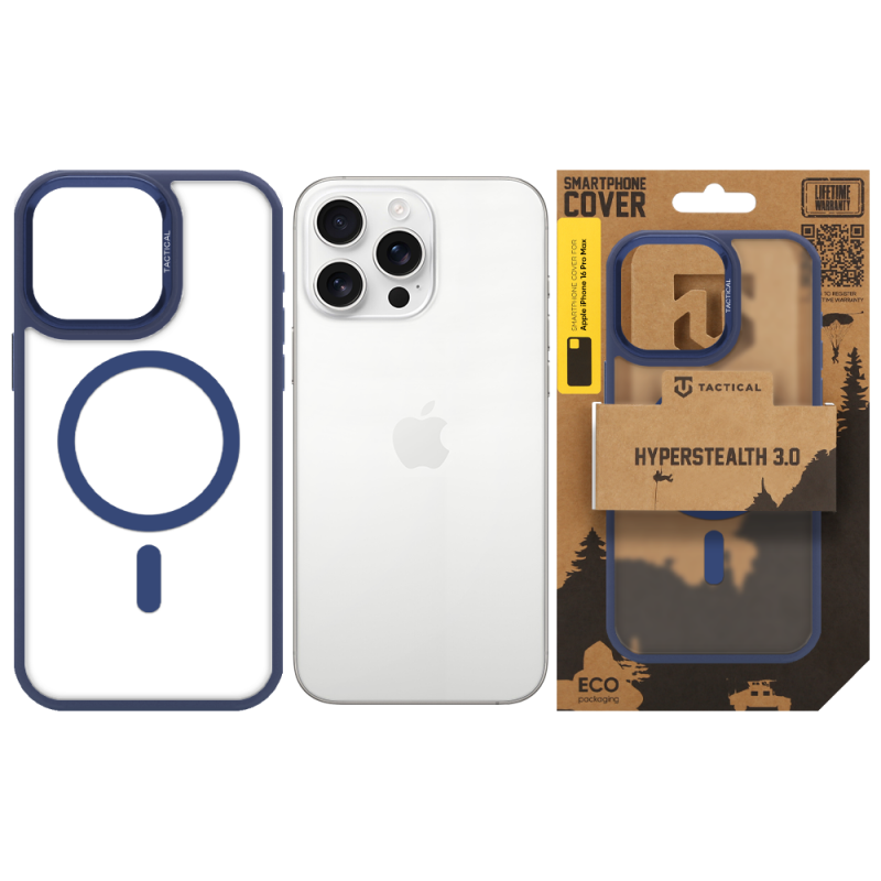Tactical MagForce Hyperstealth 3.0 Puzdro pre Apple iPhone 16 Pro Max Deep Blue