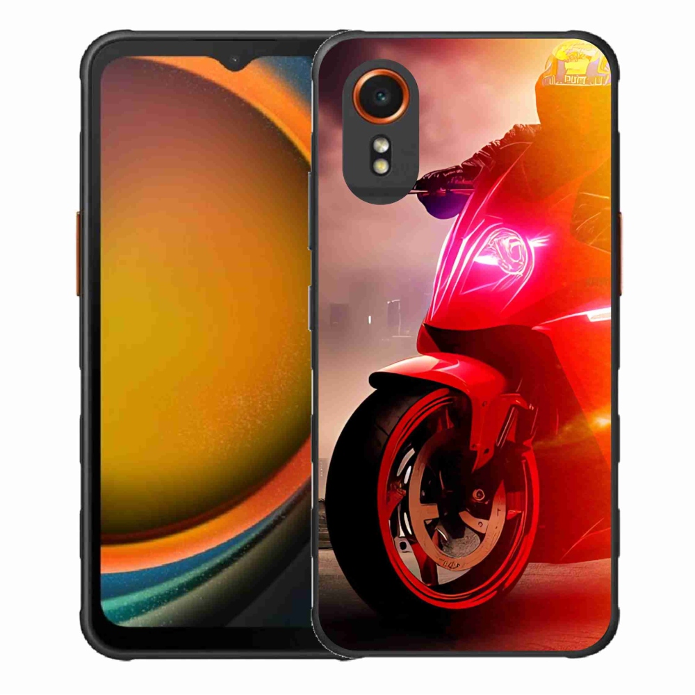 Gélový kryt mmCase na Samsung Galaxy Xcover 7 - motorka