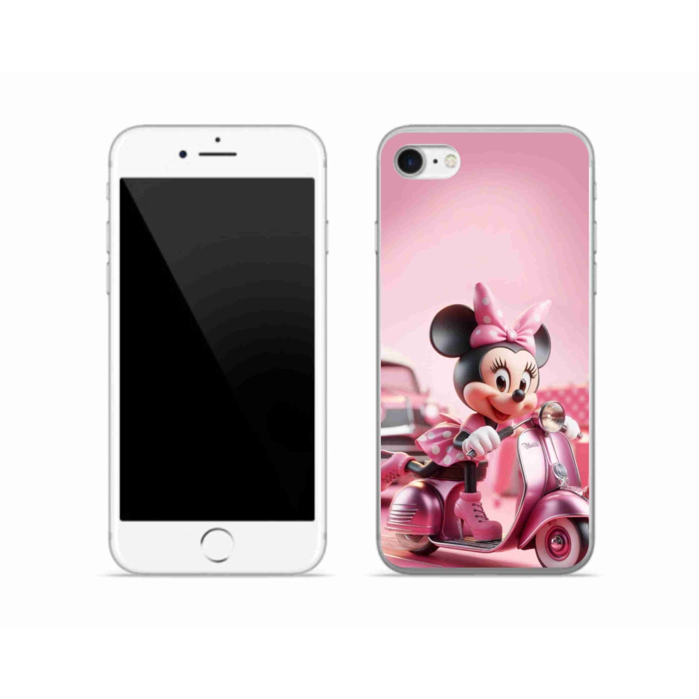 Gélový kryt mmCase na iPhone SE (2022) - minnie 1