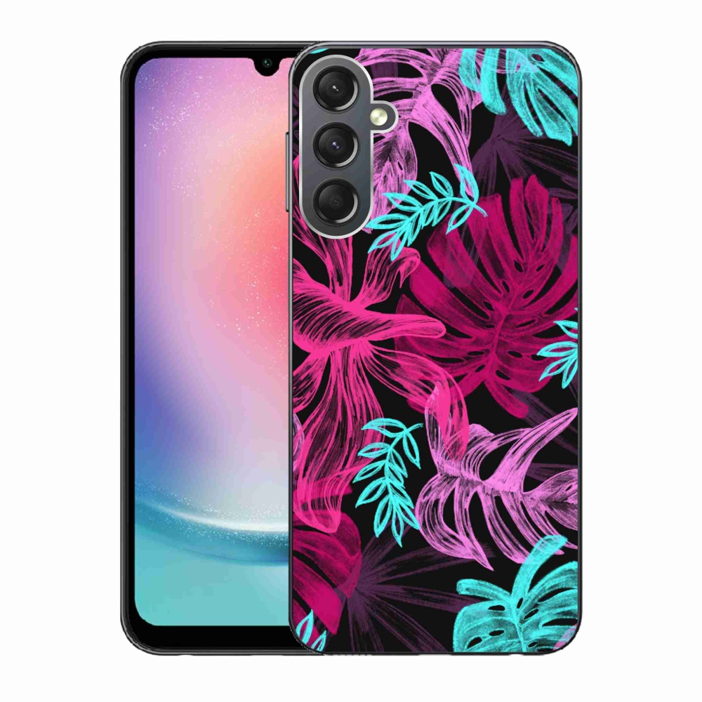 Gélový kryt mmCase na Samsung Galaxy A24 - kvety 1