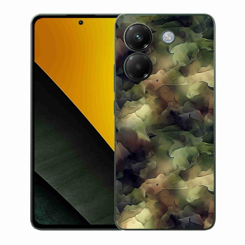 Gélový kryt mmCase na Xiaomi Poco M7 Pro 5G - maskáčový vzor 10