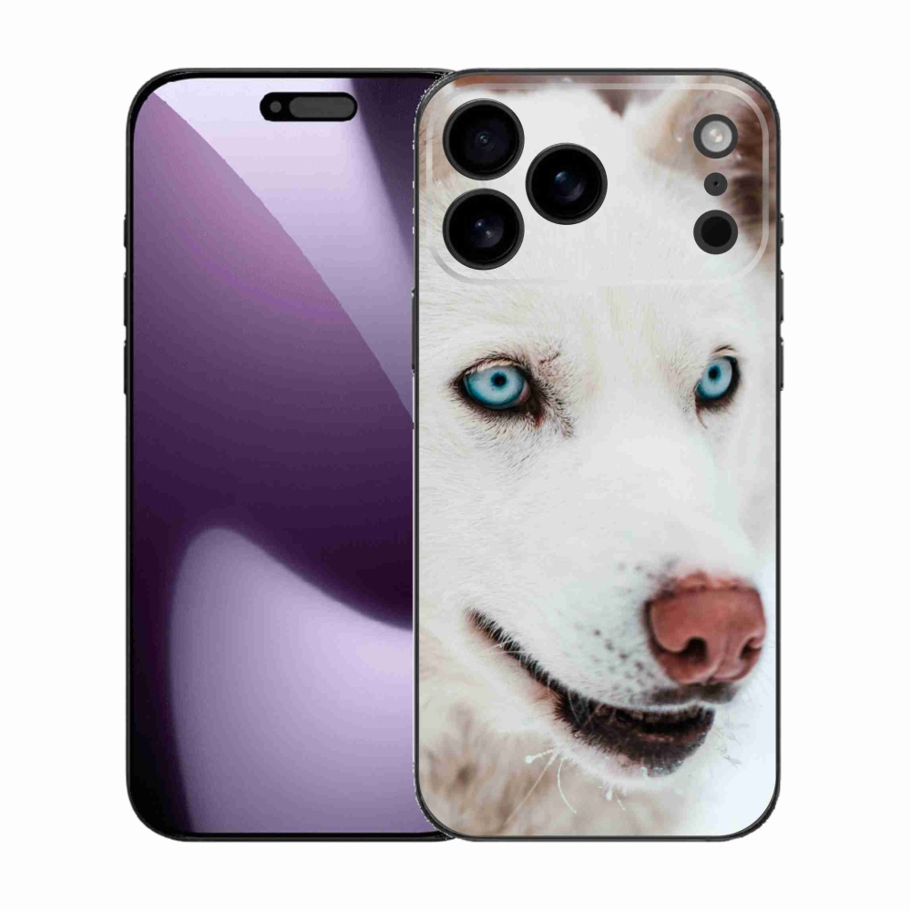 Gélový kryt mmCase na iPhone 17 Pro Max - psí pohľad