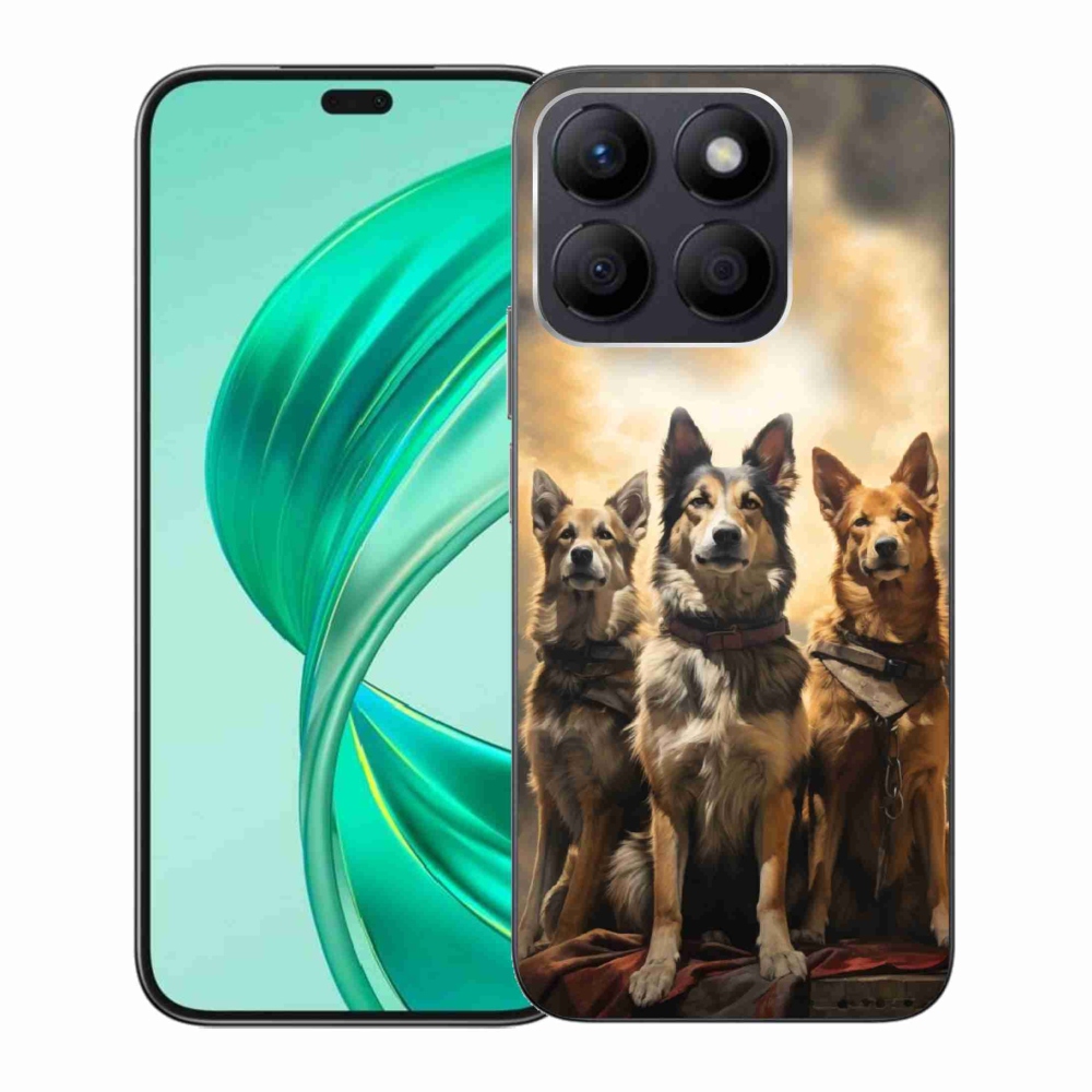 Gélový kryt mmCase na Honor X8b - tri psy