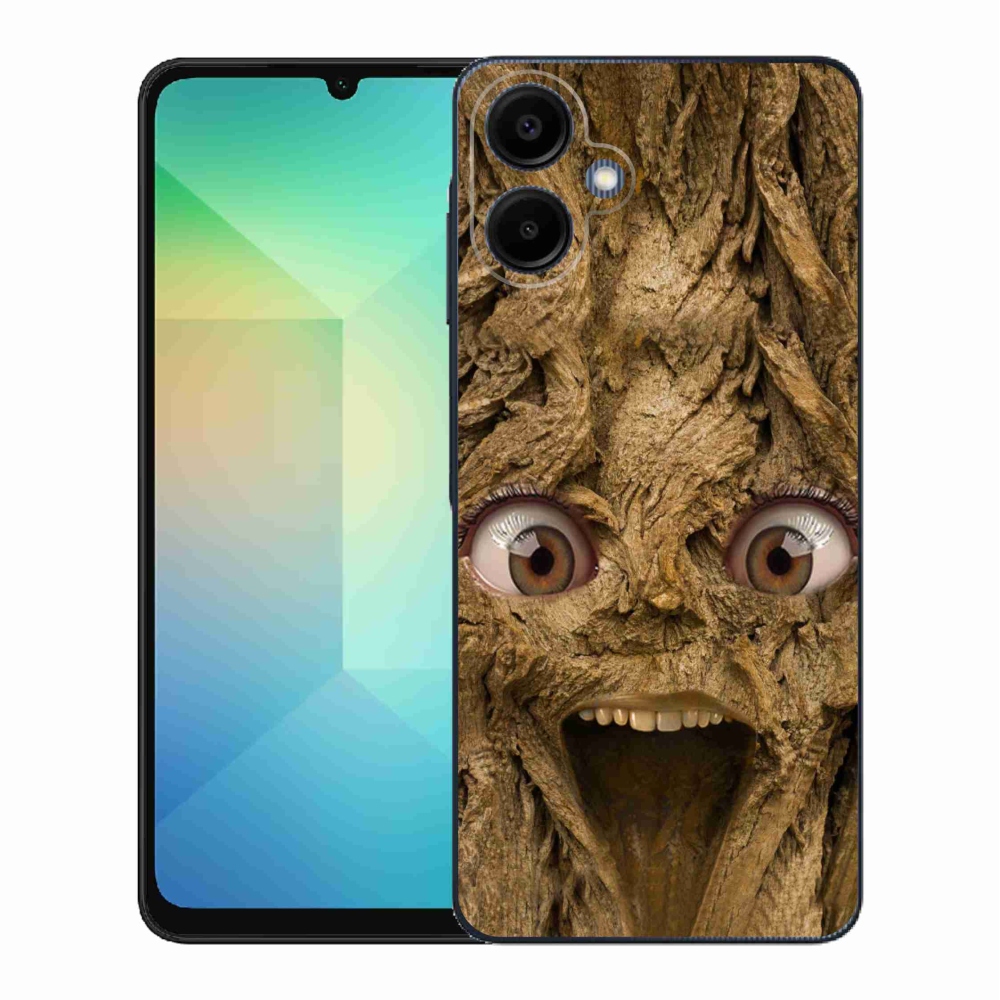 Gélový kryt mmCase na Samsung Galaxy A06 4G - veselý strom s očami