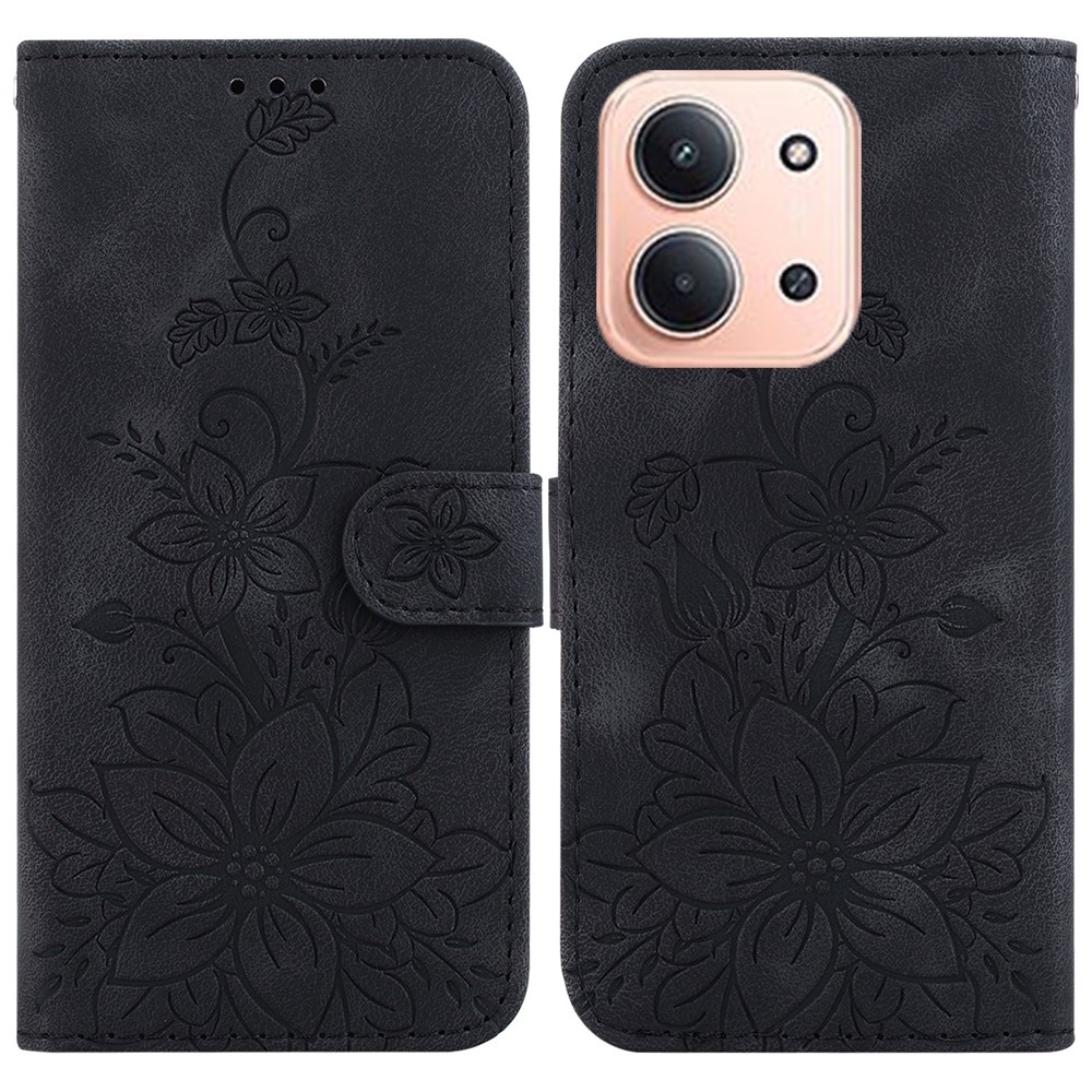 Lily knižkové púzdro na Xiaomi Redmi 15C 4G/5G (173mm) - čierne