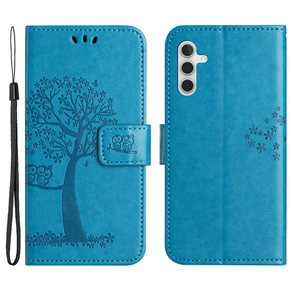 Tree knižkové púzdro na Samsung Galaxy S24+ - modré