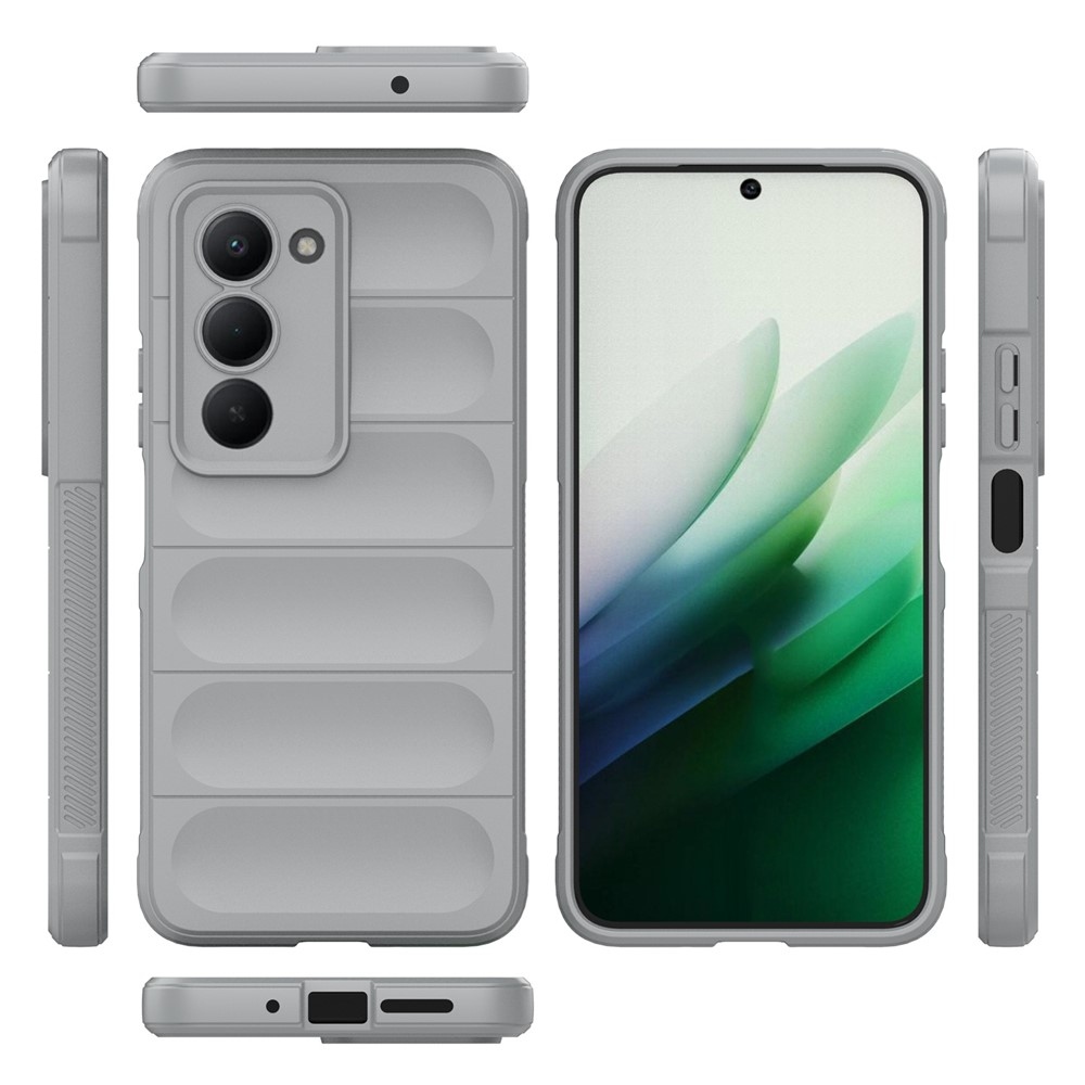 Rugg odolný gélový obal na Xiaomi Redmi 15 5G (169mm) - svetlosivý
