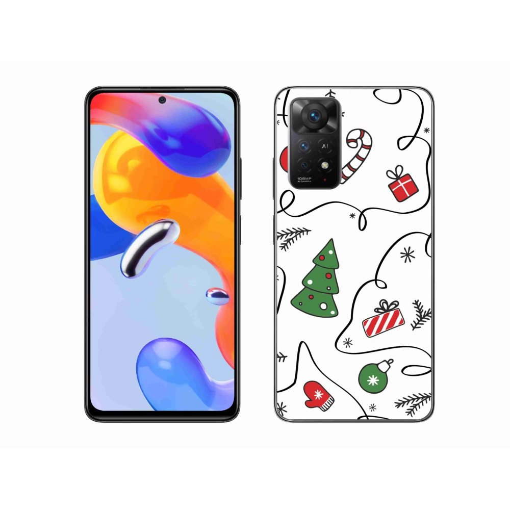 Gélový kryt mmCase na Xiaomi Redmi Note 11 Pro 4G/5G - vianočné motívy