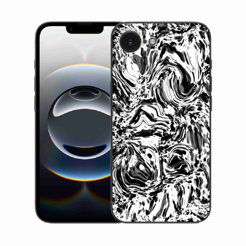 Gélový kryt mmCase na iPhone 16e - abstrakt 4